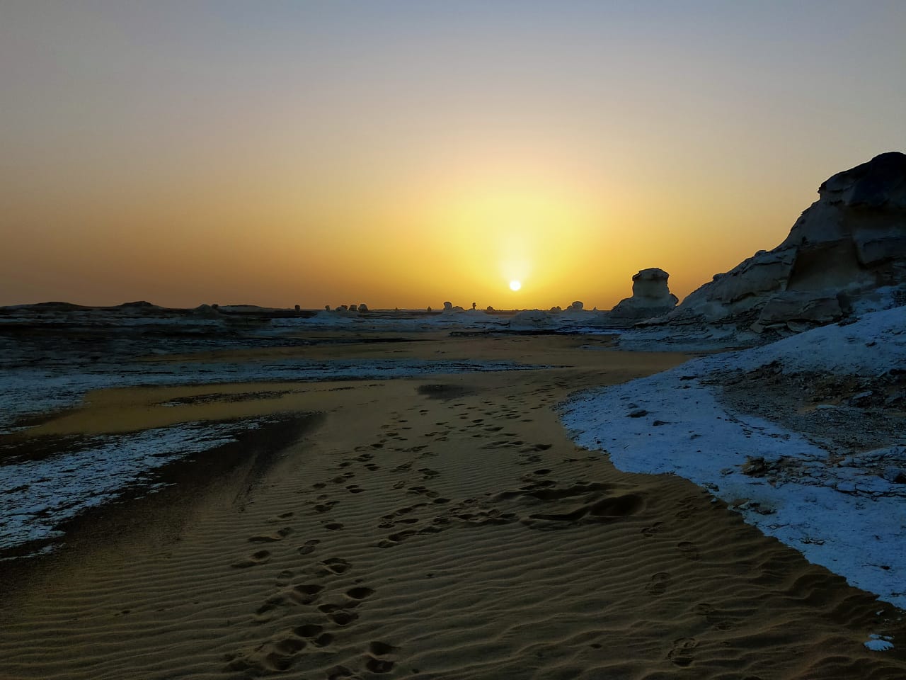 White desert and Bahariya oasis 2 days with camping experience